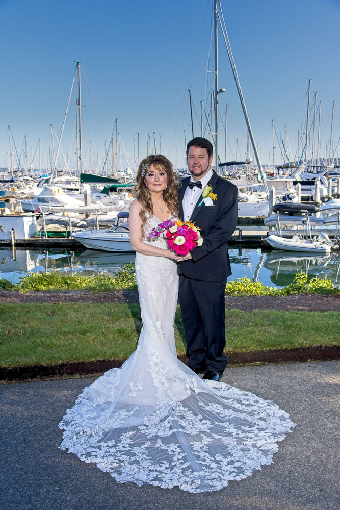 Ted and Alicia's wedding ceremony at Palisade in Seattle. Tom Ellis Photography, Seattle wedding photographer