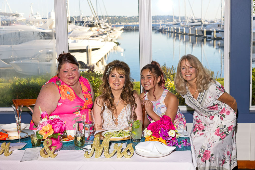 Ted and Alicia's wedding ceremony at Palisade in Seattle. Tom Ellis Photography, Seattle wedding photographer