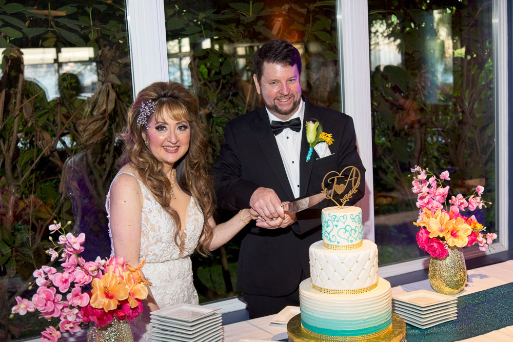 Ted and Alicia's wedding ceremony at Palisade in Seattle. Tom Ellis Photography, Seattle wedding photographer