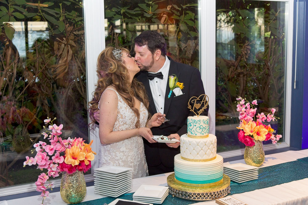 Ted and Alicia's wedding ceremony at Palisade in Seattle. Tom Ellis Photography, Seattle wedding photographer