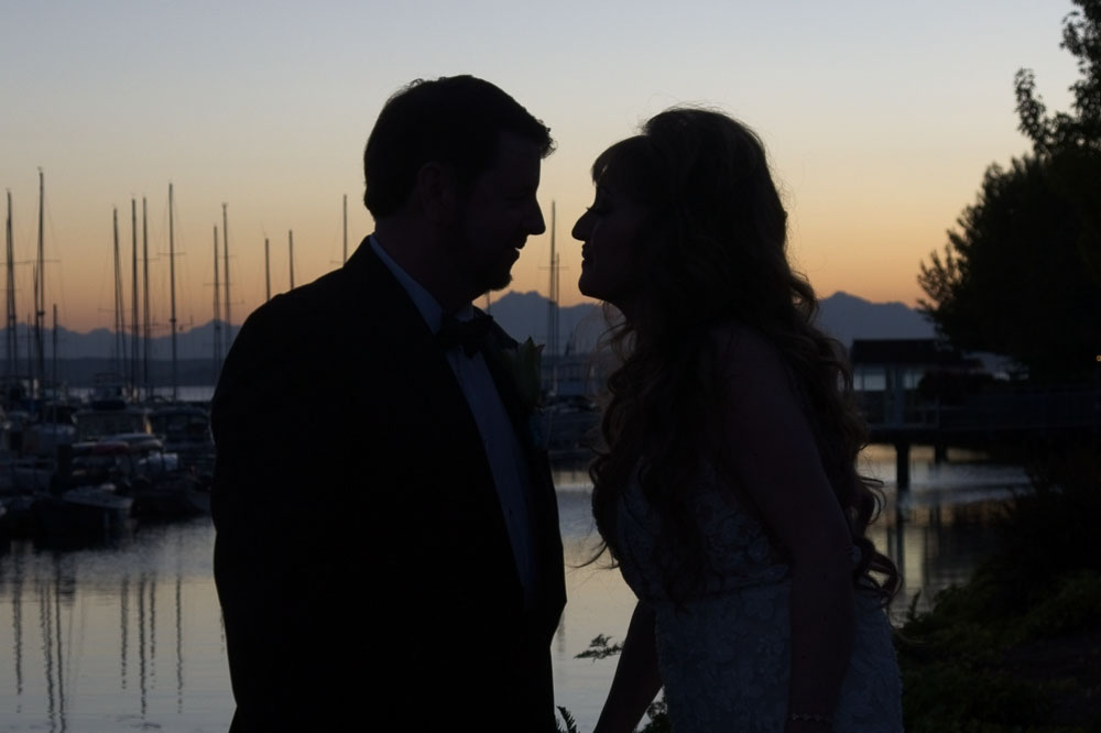 Ted and Alicia's wedding ceremony at Palisade in Seattle. Tom Ellis Photography, Seattle wedding photographer