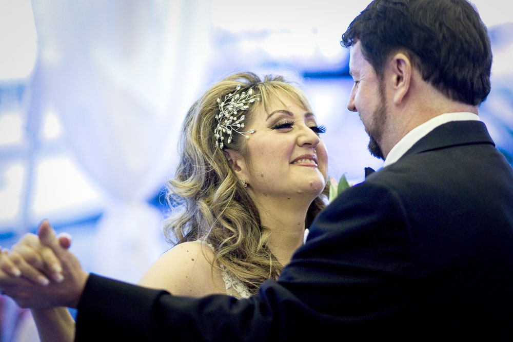 Ted and Alicia's wedding ceremony at Palisade in Seattle. Tom Ellis Photography, Seattle wedding photographer