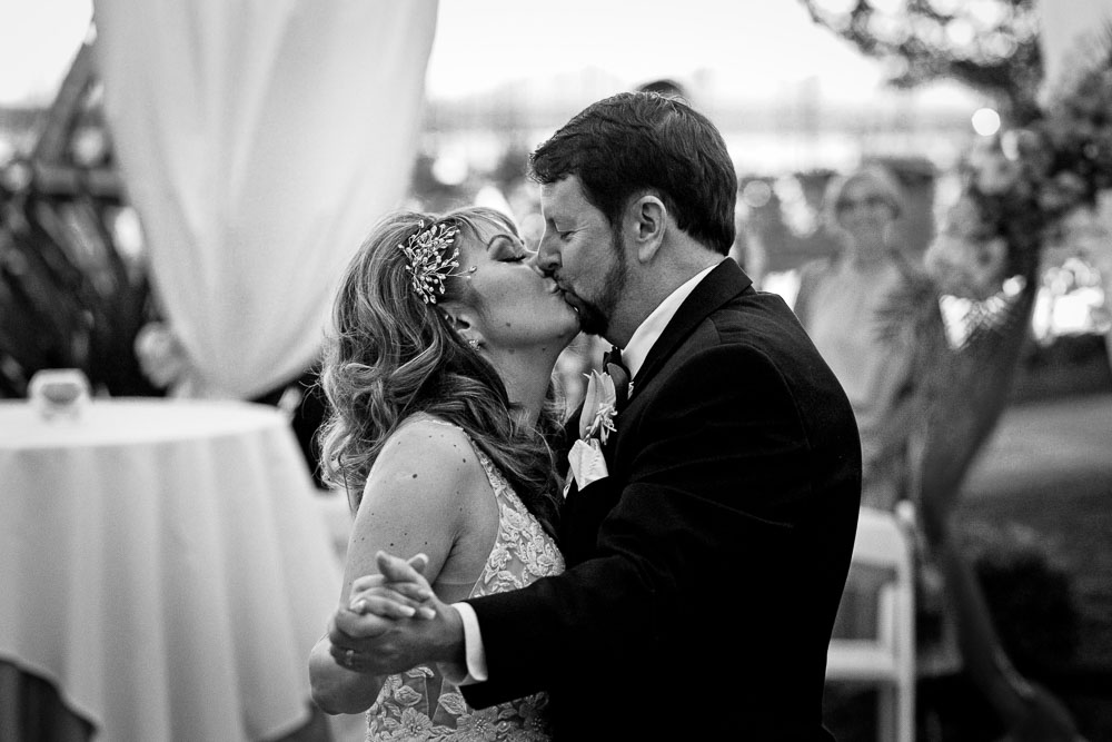 Ted and Alicia's wedding ceremony at Palisade in Seattle. Tom Ellis Photography, Seattle wedding photographer