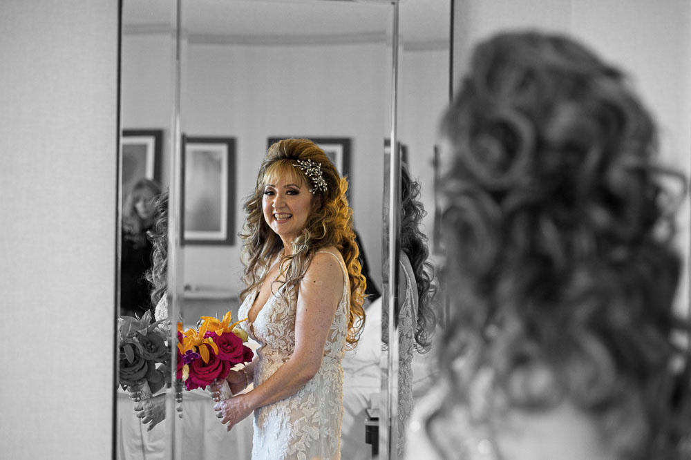 Ted and Alicia's wedding ceremony at Palisade in Seattle. Tom Ellis Photography, Seattle wedding photographer