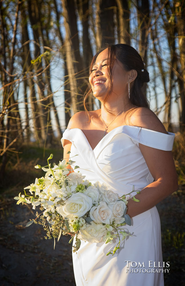 Seattle waterfront wedding Ray's Boathouse - Tom Ellis Photography