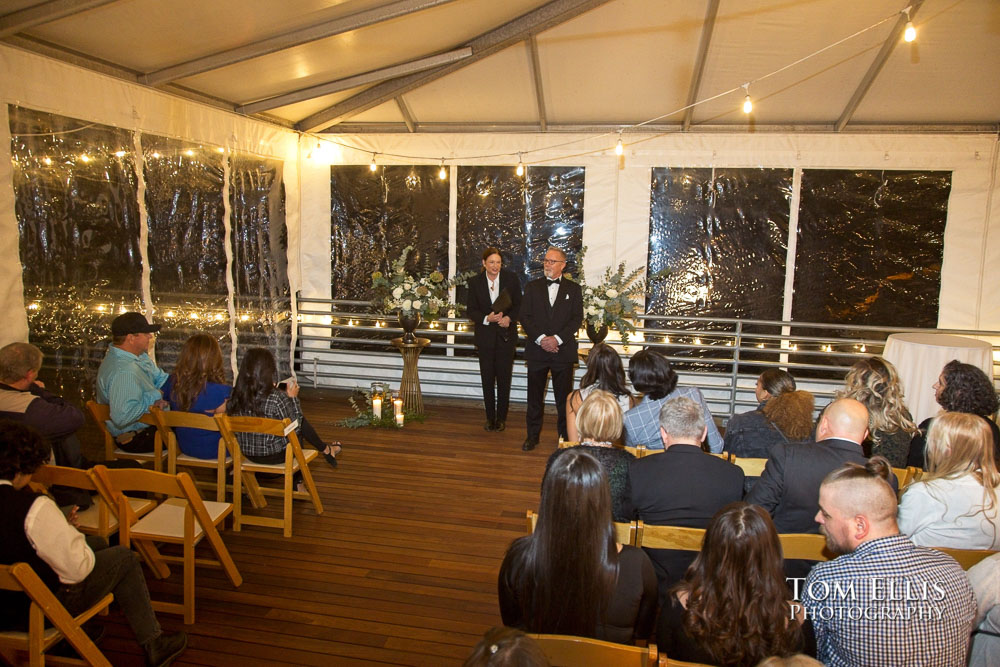 Seattle waterfront wedding Ray's Boathouse - Tom Ellis Photography