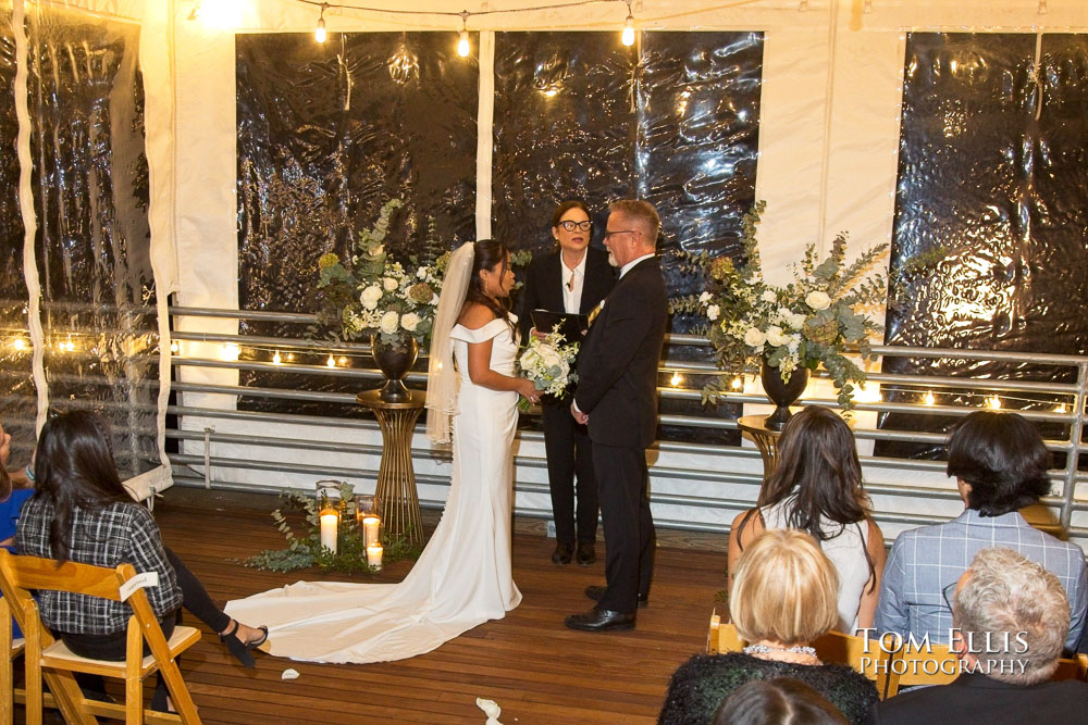 Seattle waterfront wedding Ray's Boathouse - Tom Ellis Photography