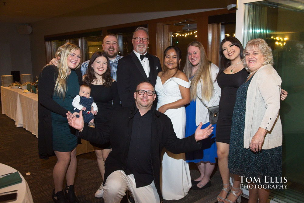 Seattle waterfront wedding Ray's Boathouse - Tom Ellis Photography