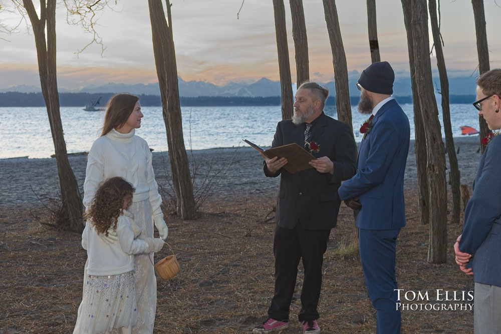 Seattle Sunset Elopement Wedding at Golden Gardens