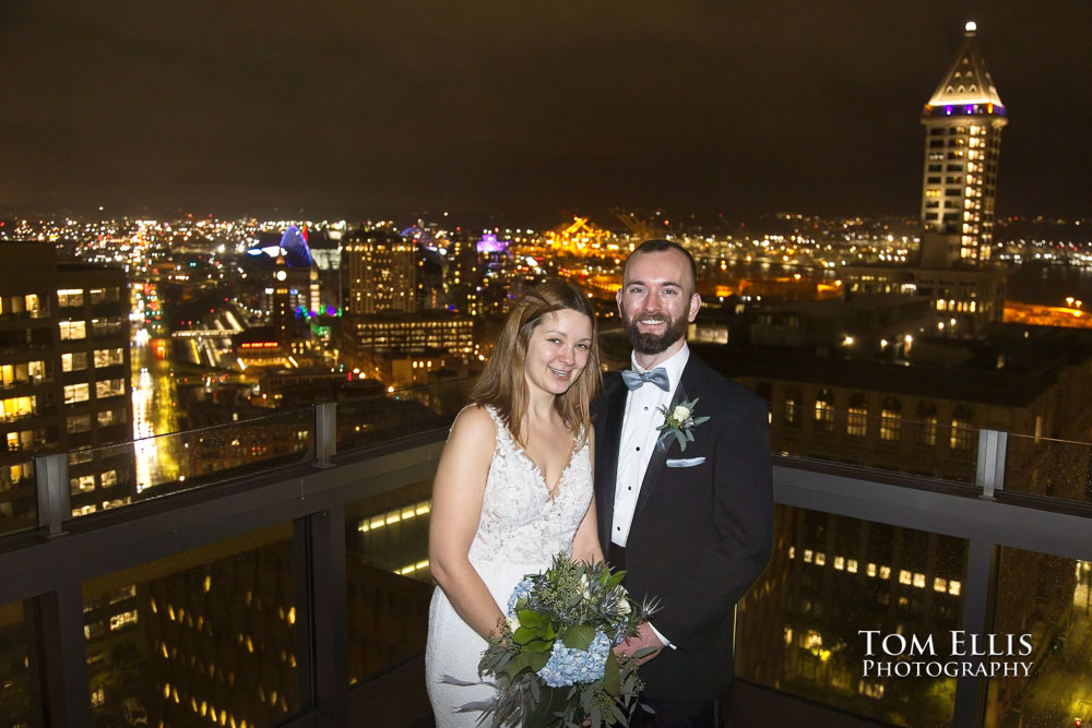 Destiny and Myles had an elopement wedding at the Seattle Courthouse. Tom Ellis Photography, Seattle elopement photographer