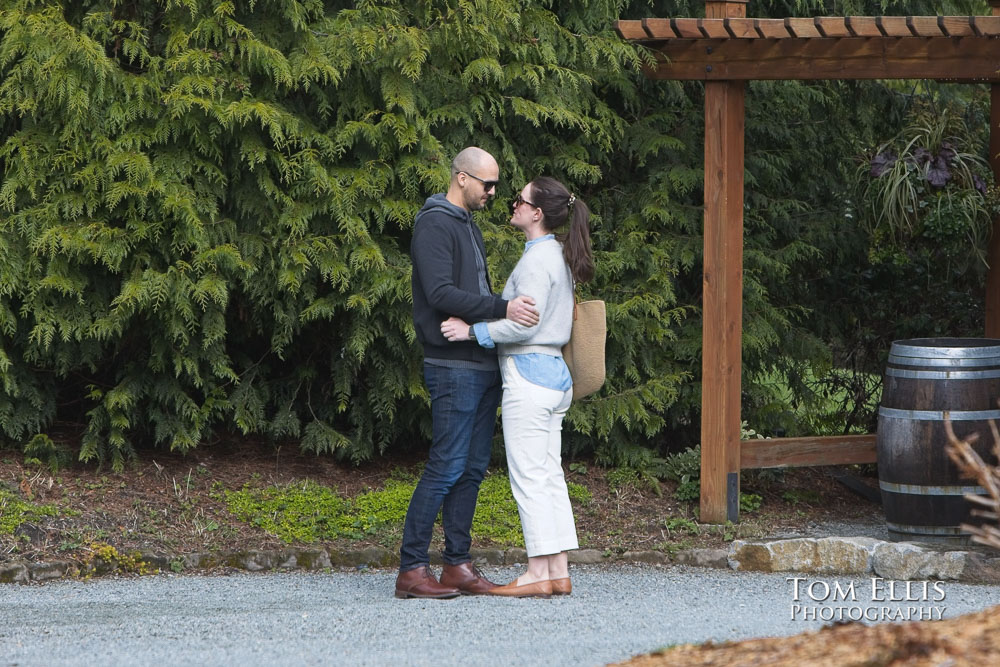 Seattle Area Surprise Wedding Proposal at Willows Lodge