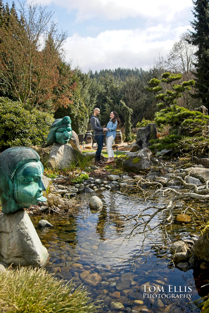 Seattle Area Surprise Wedding Proposal at Willows Lodge