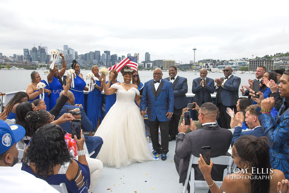 Seattle Cruise Boat Wedding Photographer-Tom Ellis Photography