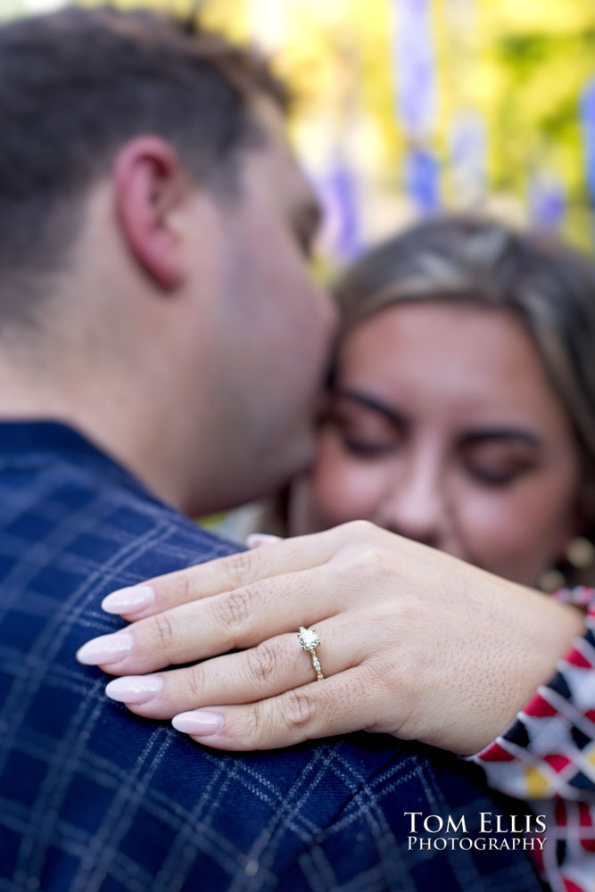 Thomas proposes to Mateja at Chihuly Garden and Glass in Seattle. Tom Ellis Photography, Seattle engagement and proposal photographer
