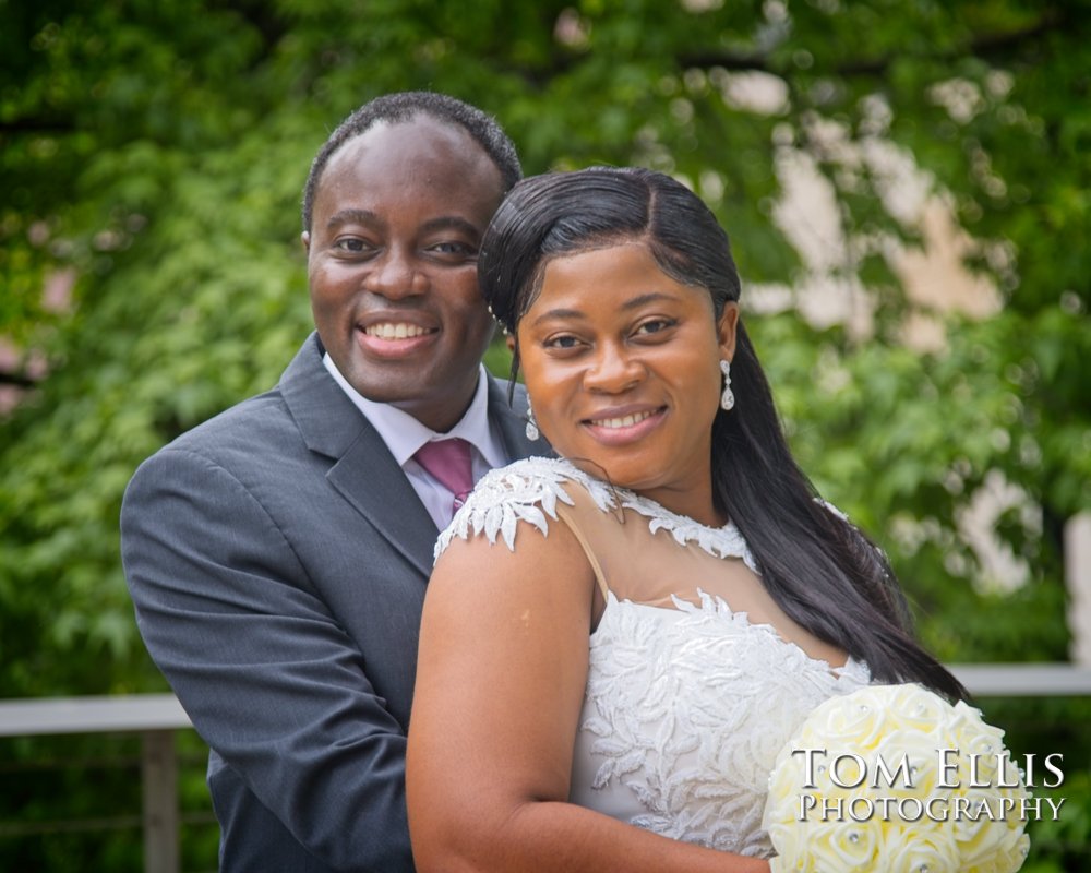 Gina and Allan have an elopement wedding at the Seattle Municipal Courthouse