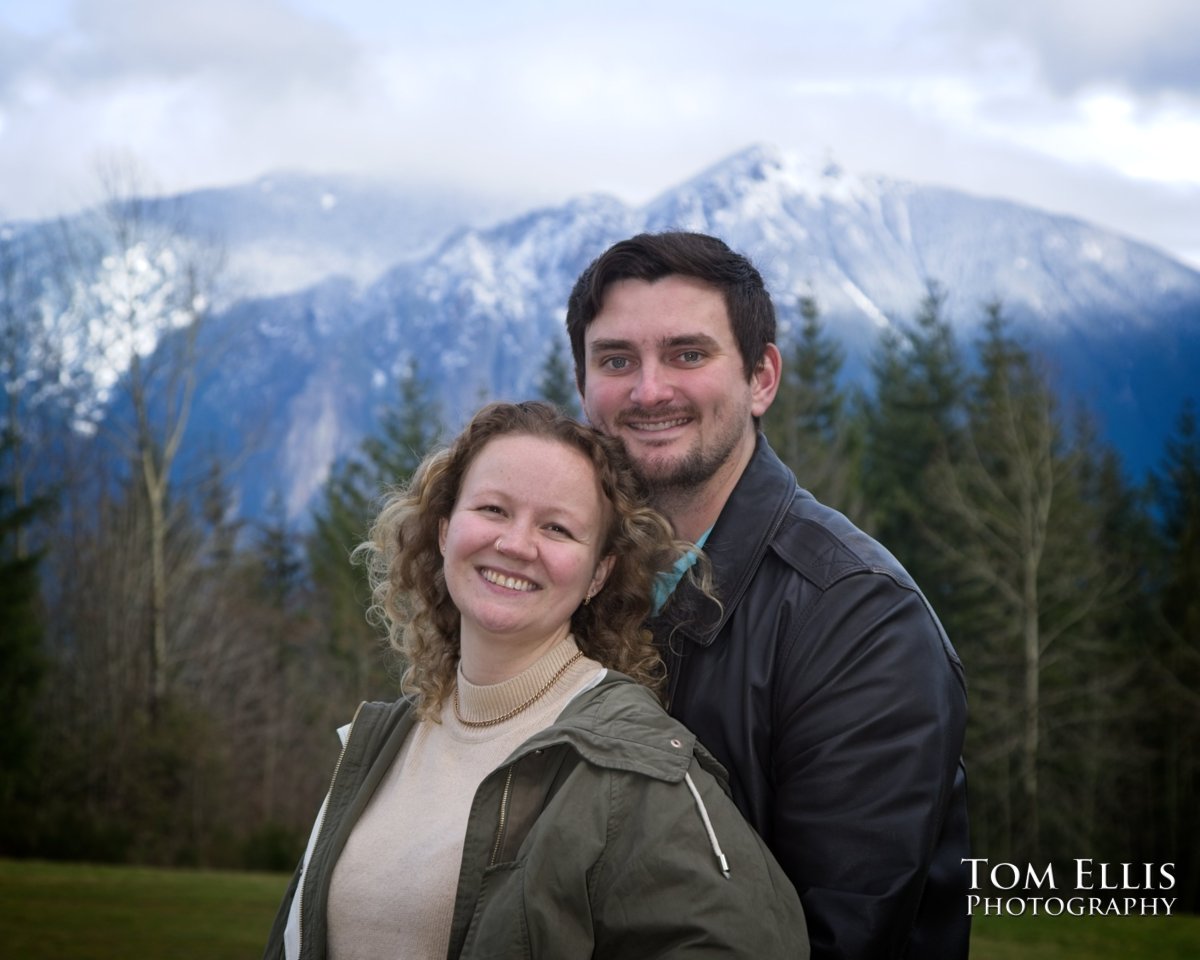 Sneak Peek Courtney and Ian's enagement session in North Bend. Tom Ellis Photography, Seattle wengagement photographer