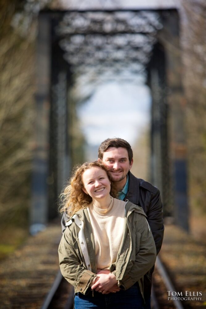 Seattle area engagement photos at North Bend. Tom Ellis Photography, Seattle engagement photographer