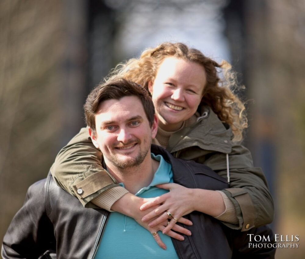 Seattle area engagement photos at North Bend. Tom Ellis Photography, Seattle engagement photographer
