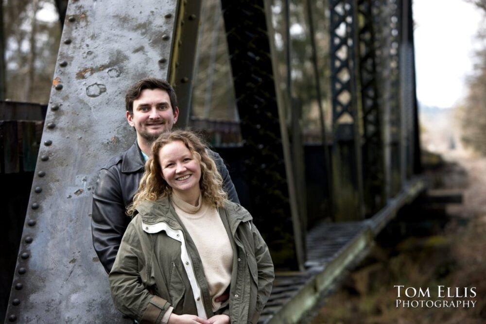 Seattle area engagement photos at North Bend. Tom Ellis Photography, Seattle engagement photographer