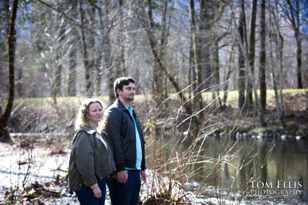 Seattle area engagement photos at North Bend. Tom Ellis Photography, Seattle engagement photographer