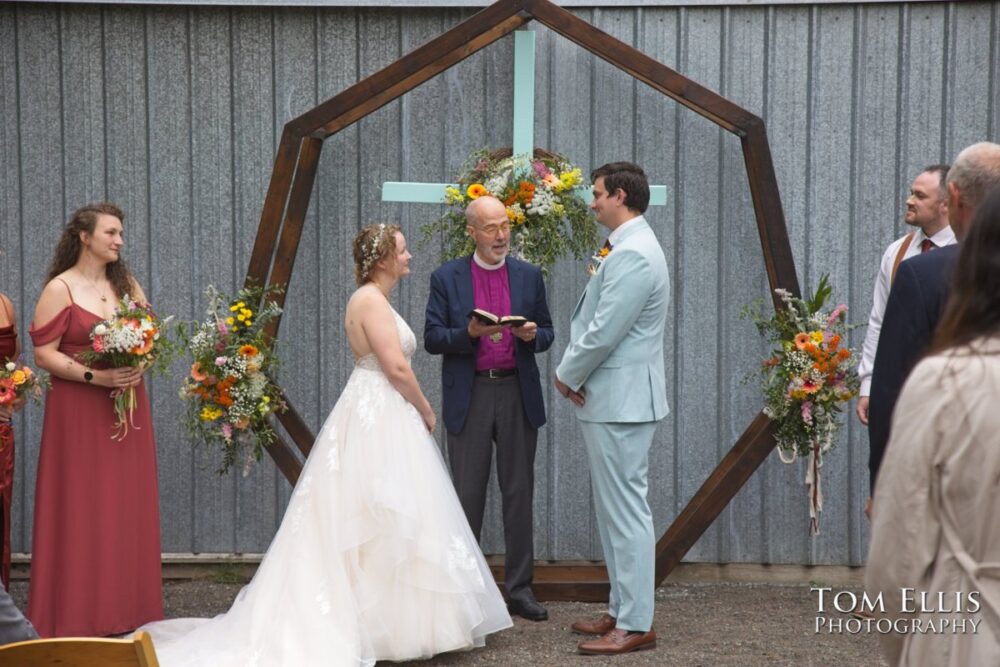 Wonderful Second Generation Destination Solstice Wedding. Courtney and Ian had a destination wedding at a beautiful location in the woods on Whidbey Island. Tom Ellis Photography, destination wedding photographer