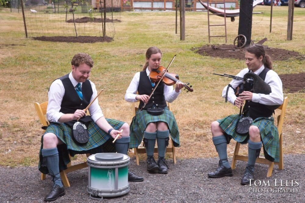 Wonderful Second Generation Destination Solstice Wedding. Courtney and Ian had a destination wedding at a beautiful location in the woods on Whidbey Island. Tom Ellis Photography, destination wedding photographer