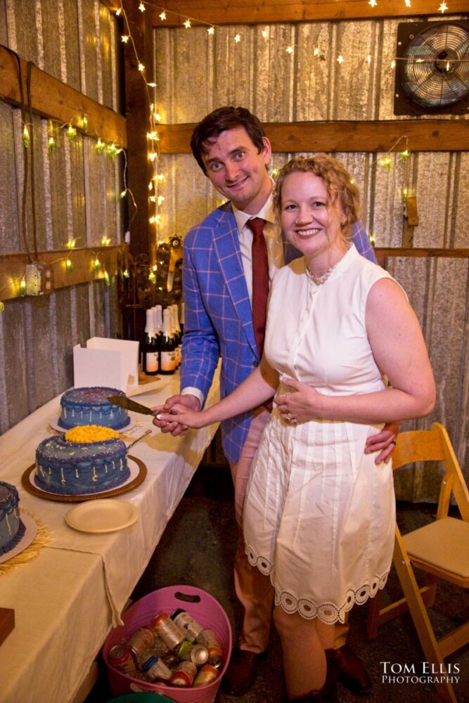 Wonderful Second Generation Destination Solstice Wedding. Courtney and Ian had a destination wedding at a beautiful location in the woods on Whidbey Island. Tom Ellis Photography, destination wedding photographer