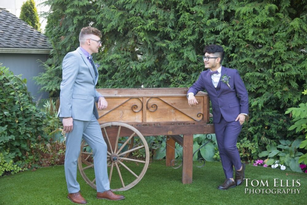 Seattle summer same-sex wedding