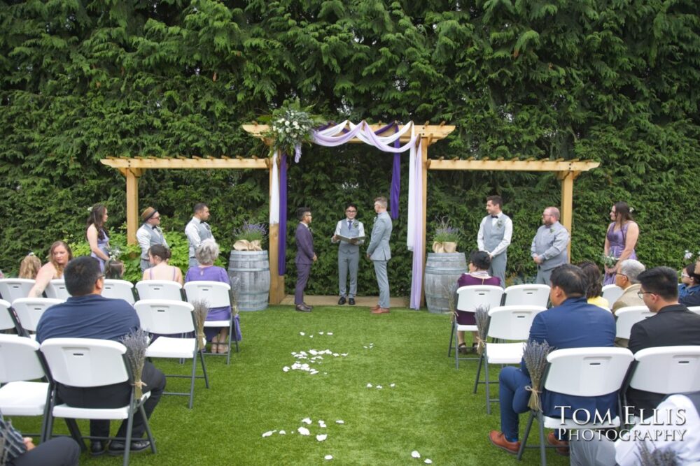 Seattle summer same-sex wedding