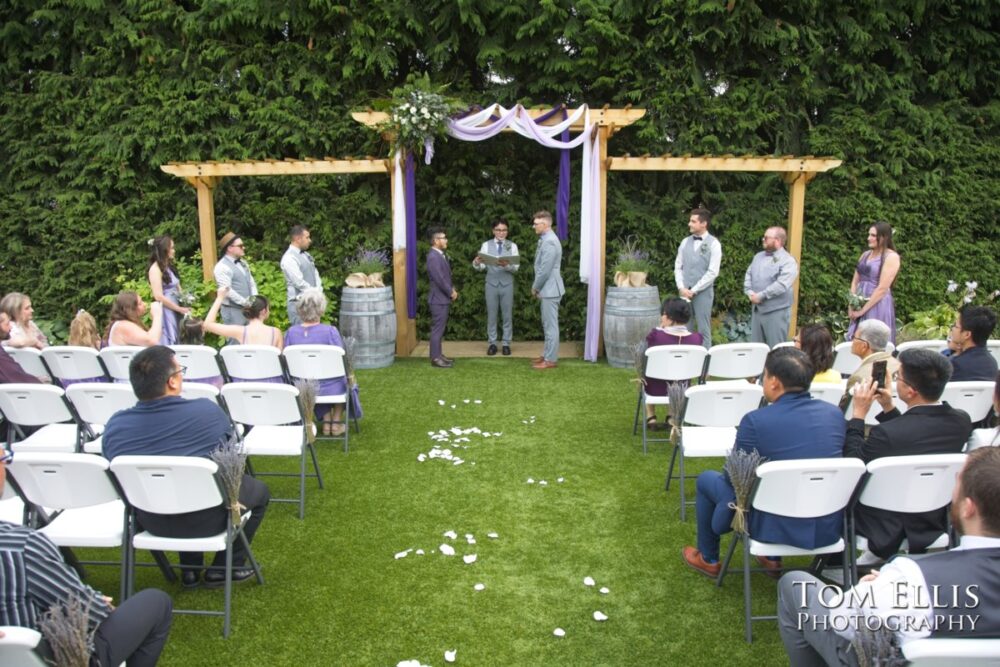 Seattle summer same-sex wedding