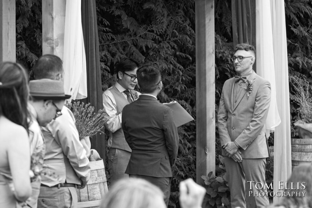 Seattle summer same-sex wedding
