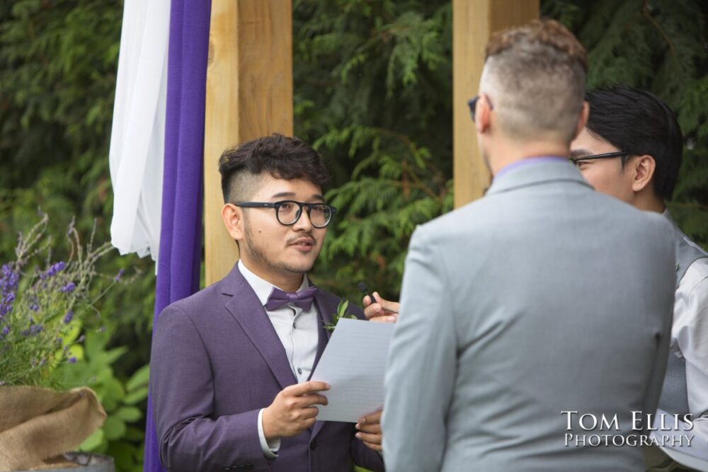 Seattle summer same-sex wedding