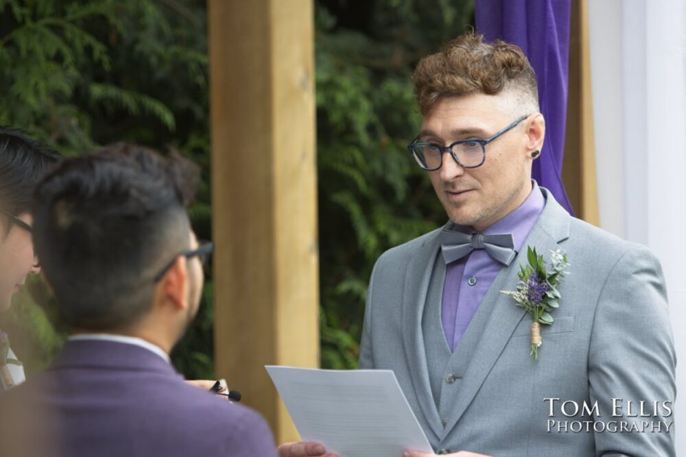 Seattle summer same-sex wedding