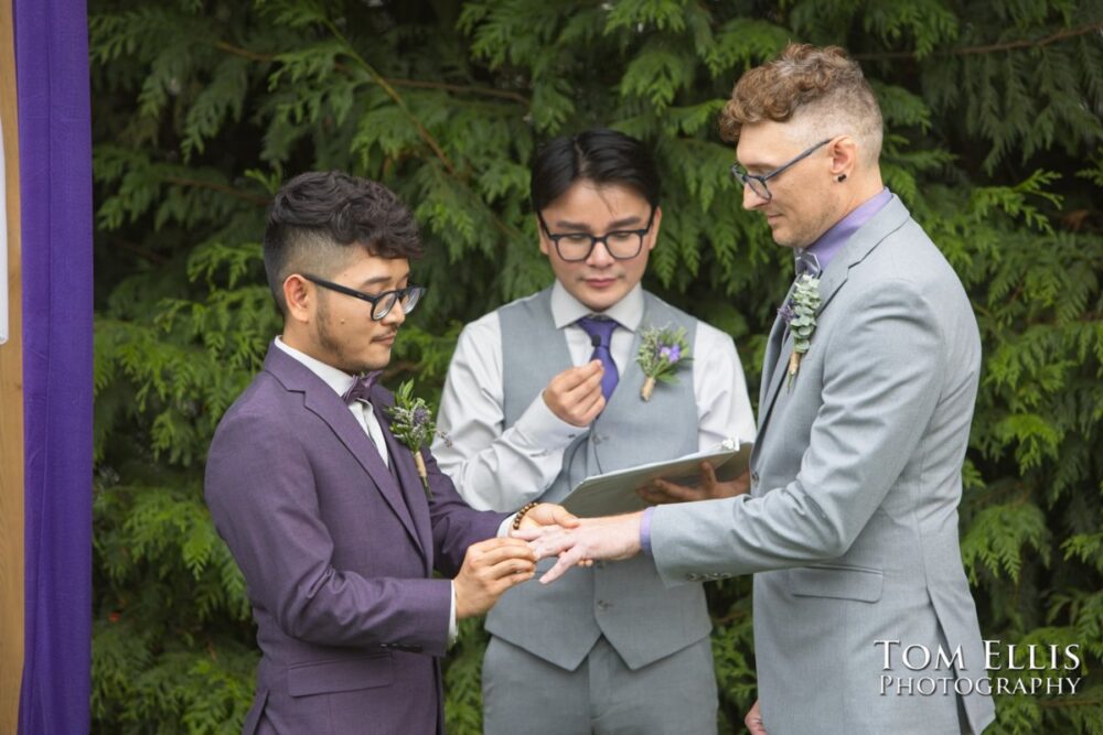 Seattle summer same-sex wedding