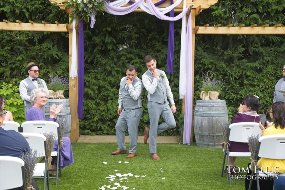 Seattle summer same-sex wedding