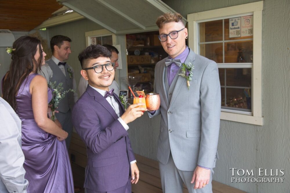 Seattle summer same-sex wedding