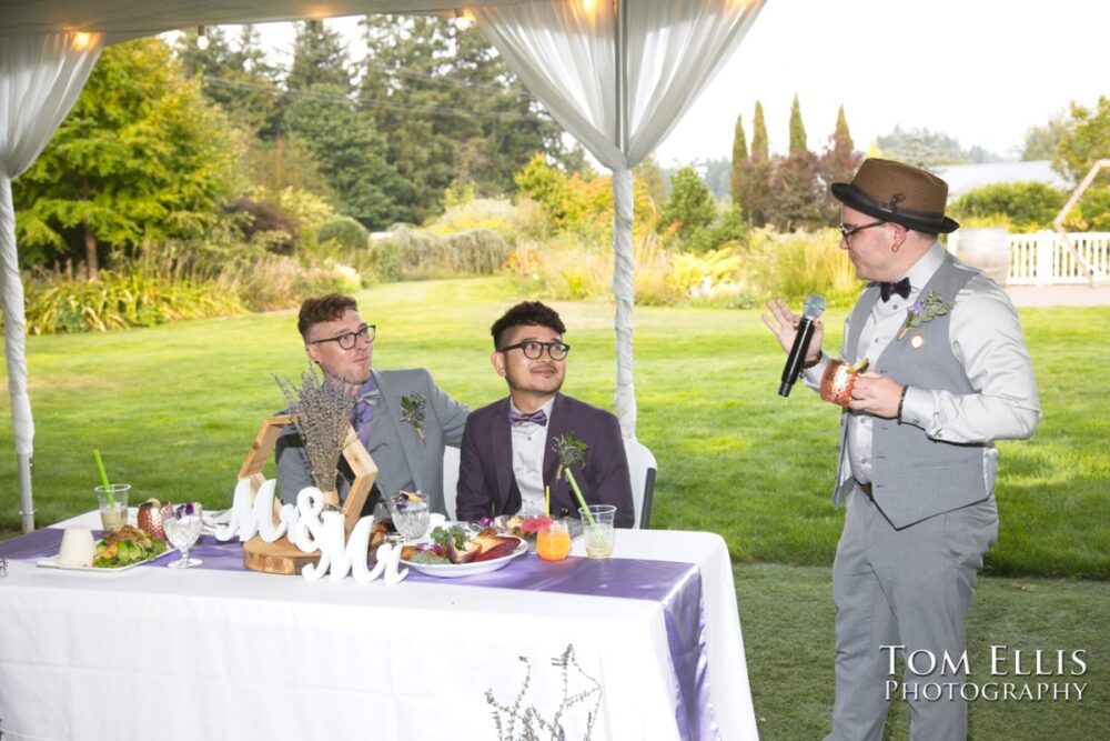 Seattle summer same-sex wedding