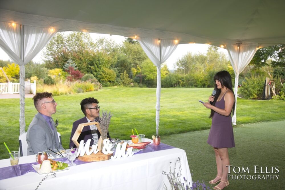 Seattle summer same-sex wedding