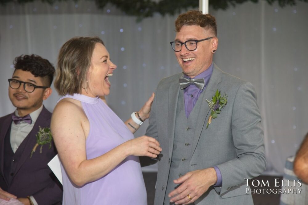 Seattle summer same-sex wedding