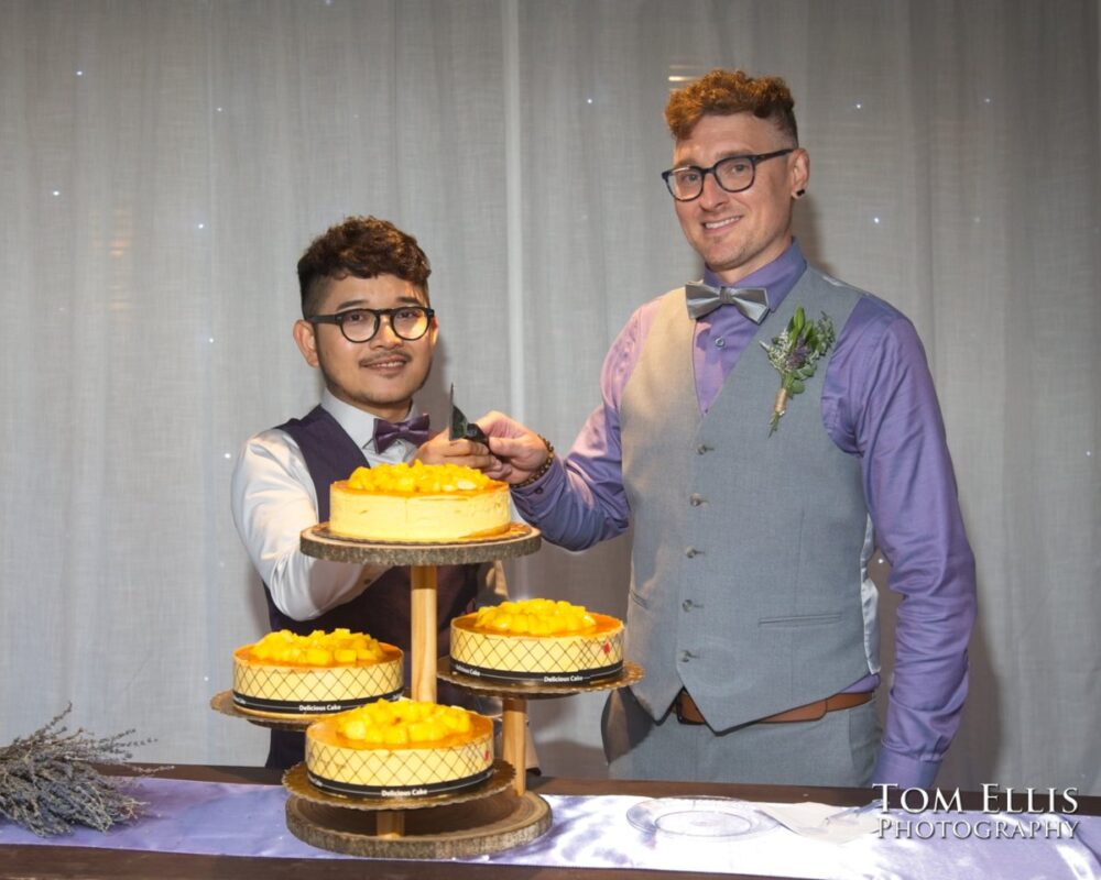 Seattle summer same-sex wedding