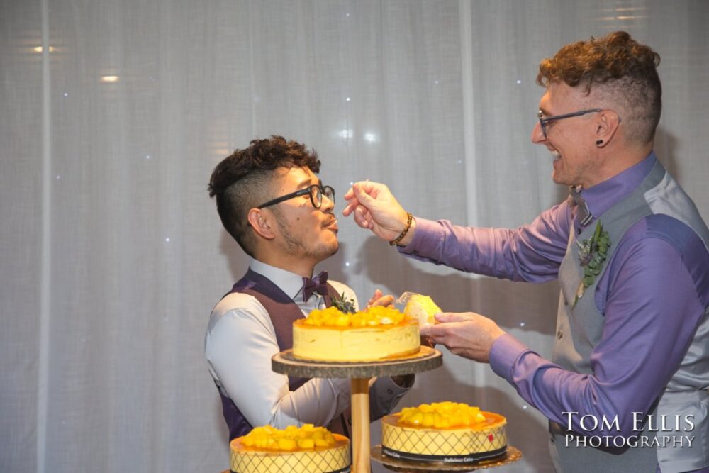 Seattle summer same-sex wedding