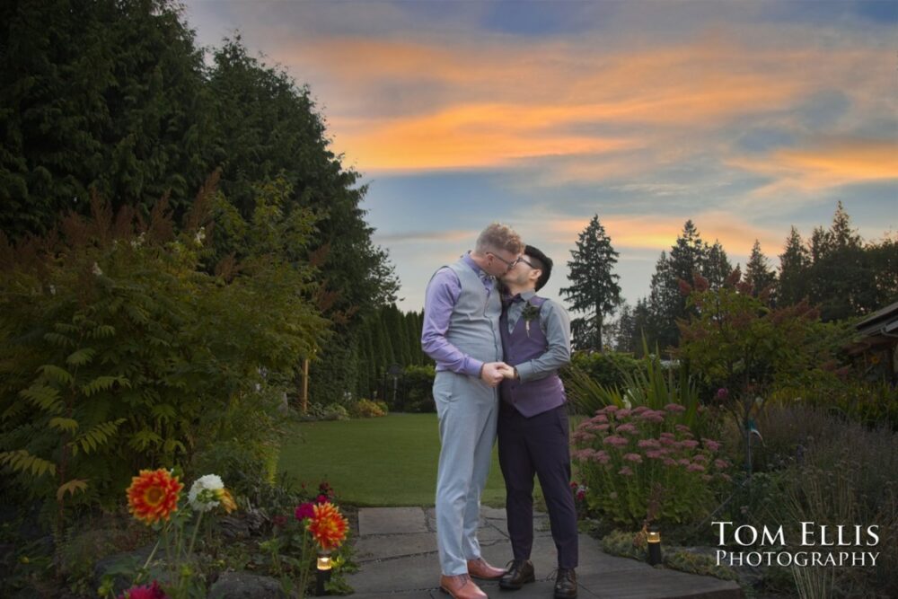 Seattle summer same-sex wedding