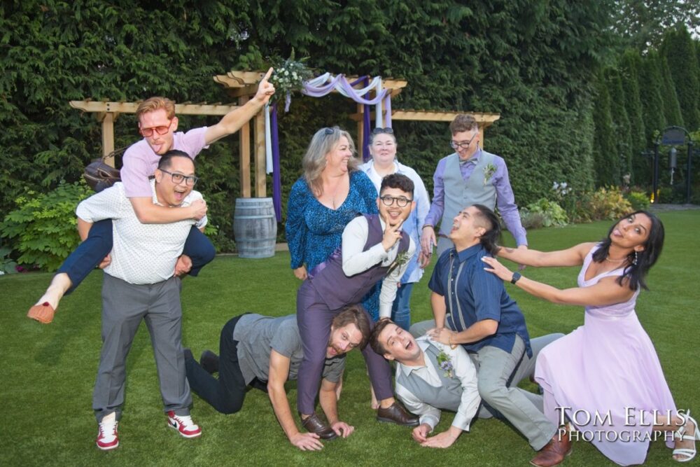 Seattle summer same-sex wedding