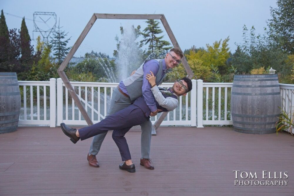Seattle summer same-sex wedding