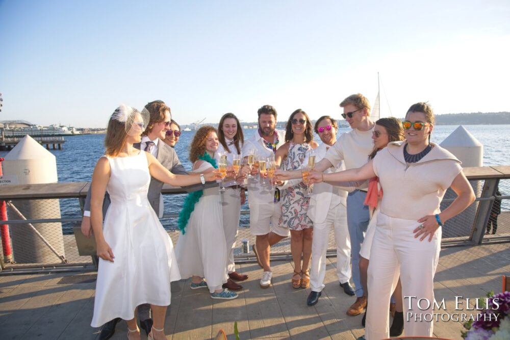 Rebecca and Britton had an elopement wedding at the Seattle Municipal Courthouse