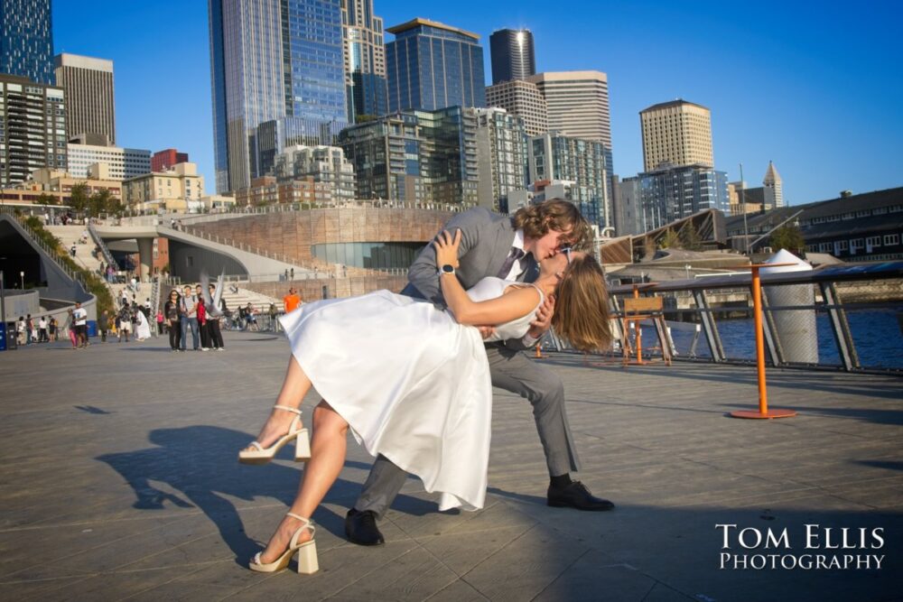 Rebecca and Britton had an elopement wedding at the Seattle Municipal Courthouse