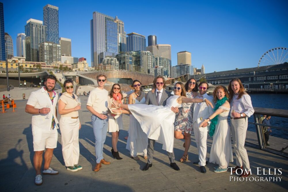 Rebecca and Britton had an elopement wedding at the Seattle Municipal Courthouse